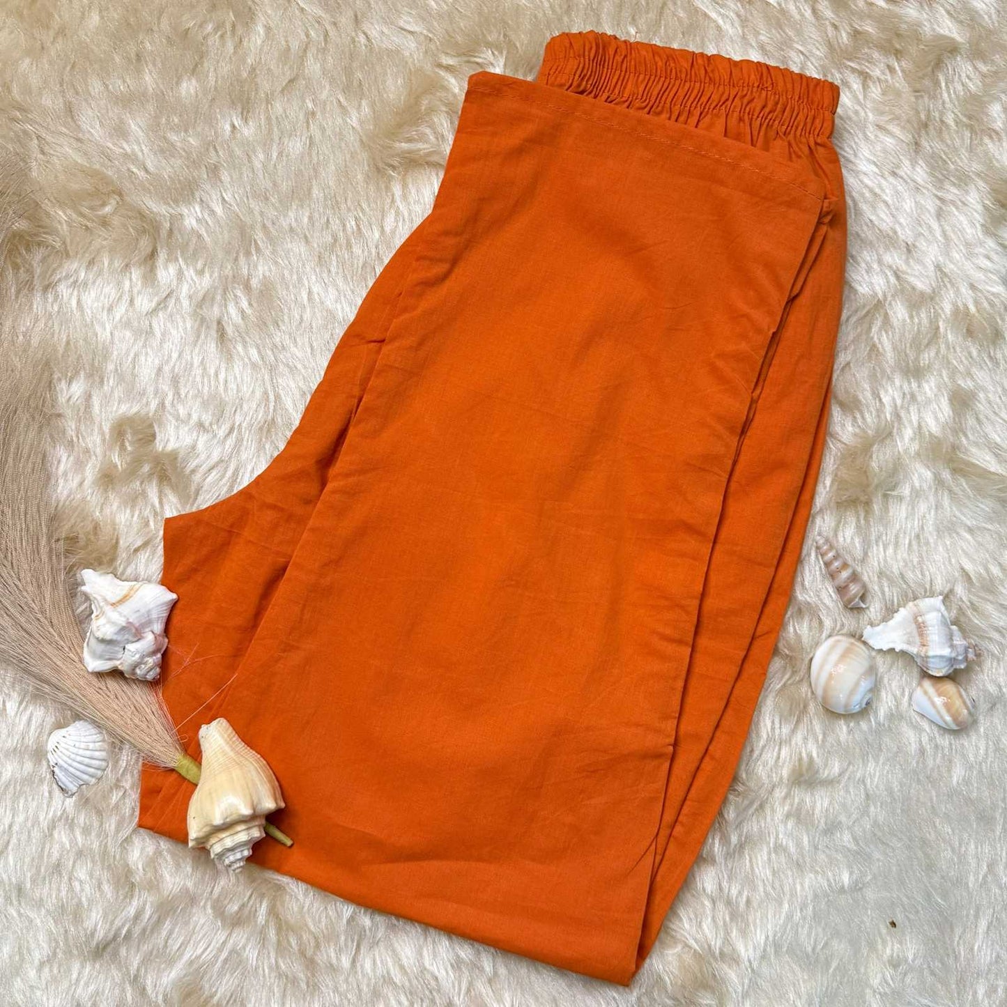 Orange Embroidered Kurta Set with Floral Printed Dupatta