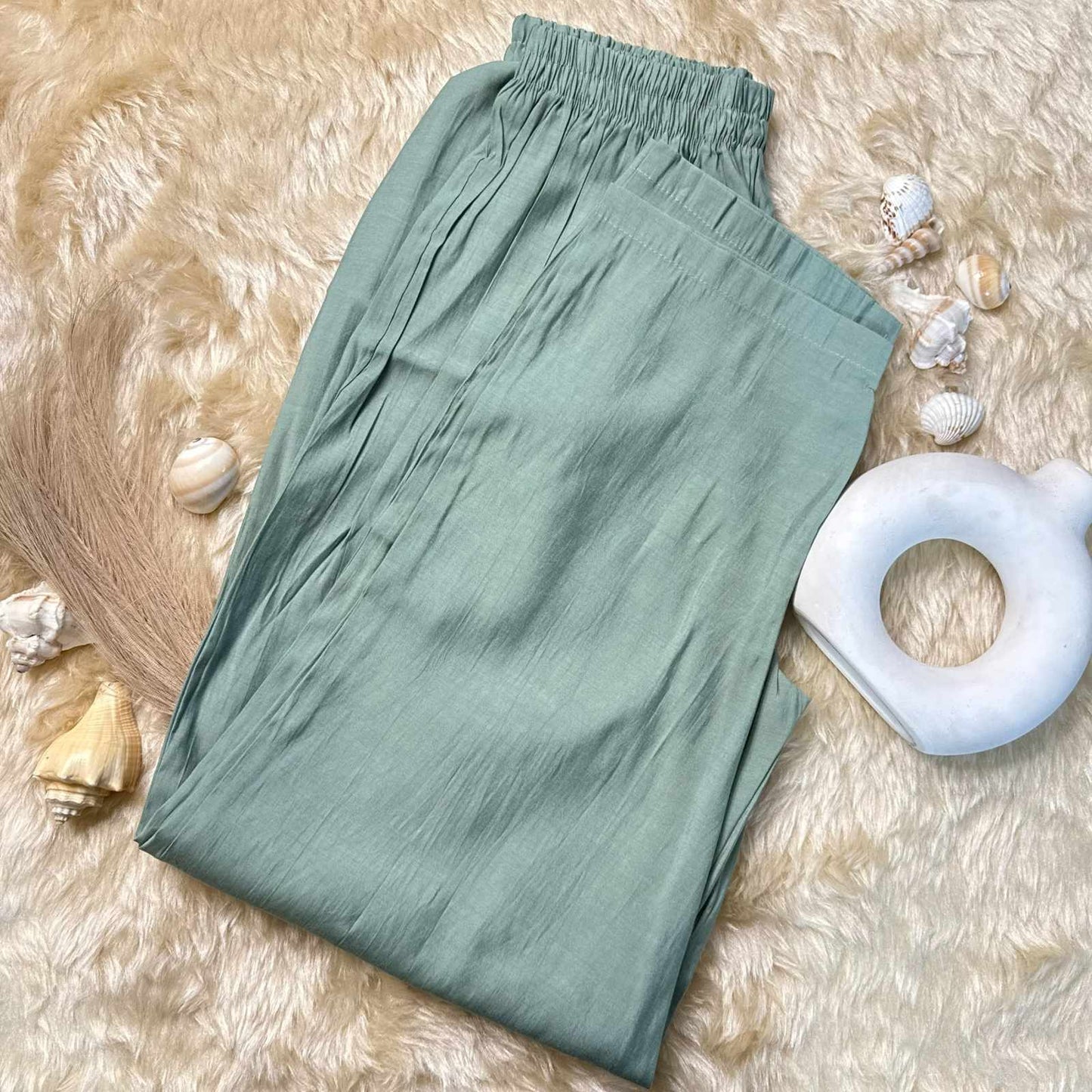 Sage Green Embroidered Kurta Set with Printed Dupatta