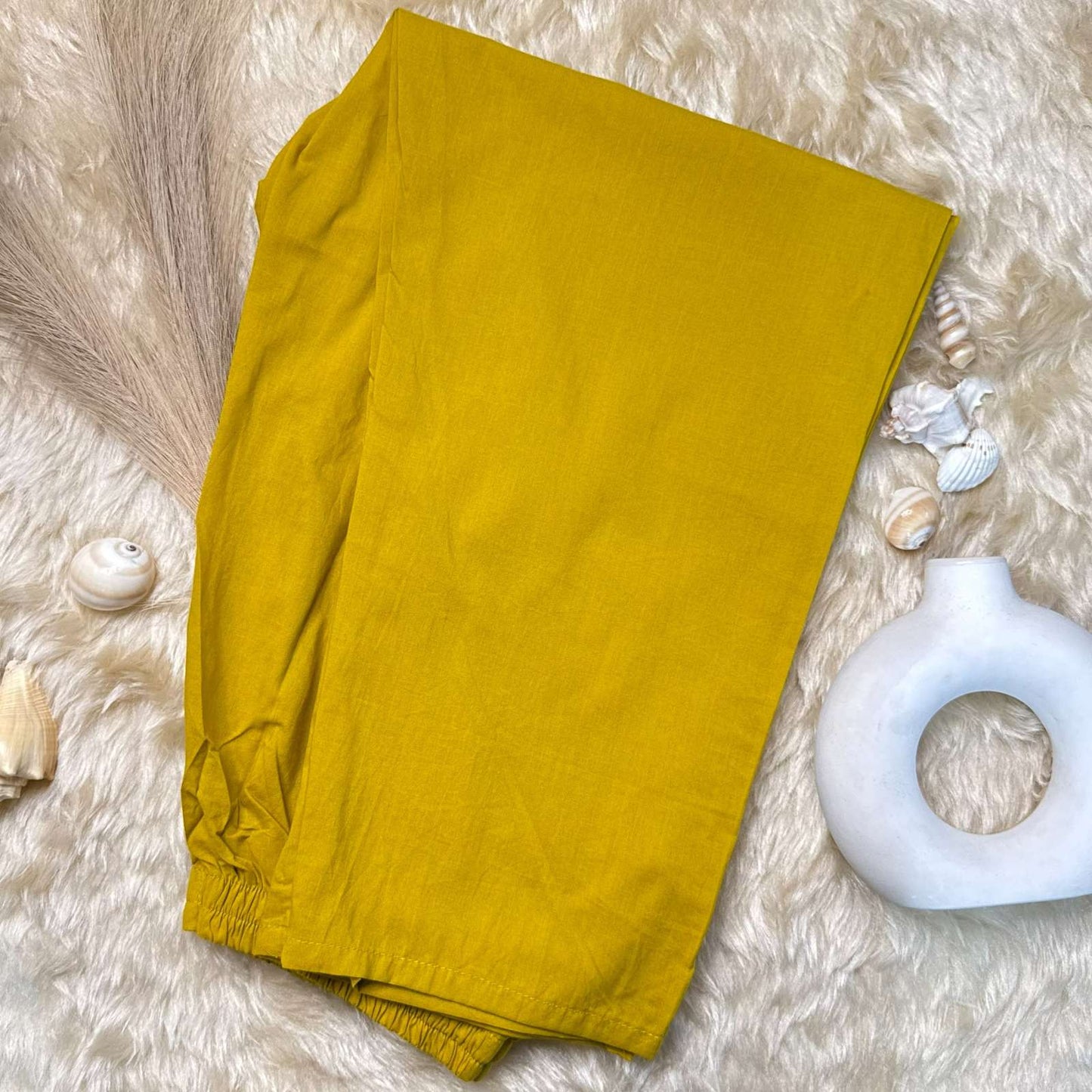 Mustard Yellow Elephant Embroidered Kurta Set
